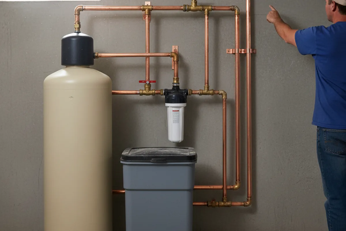 Whole-house water treatment system installed in Devine